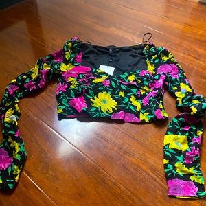 Zara crop corset top